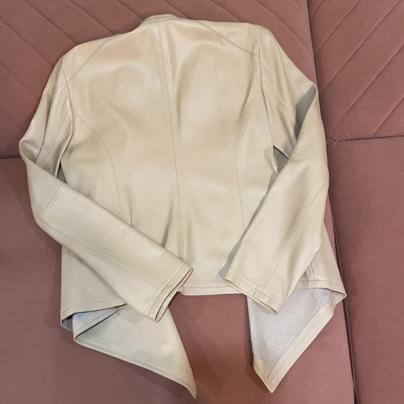 New Eileen Fisher Fisher Project leather jacket - Picture 12 of 14